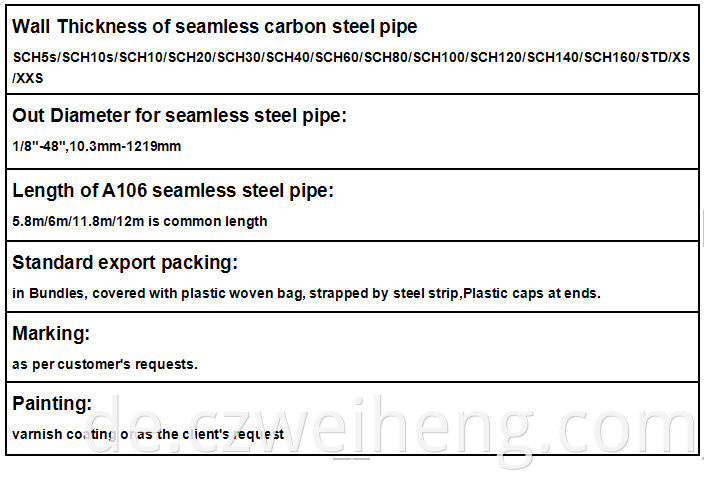 seamless steel pipe